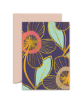 Greeting Card - GC2916-HAL044 - Flowers - Blank Card